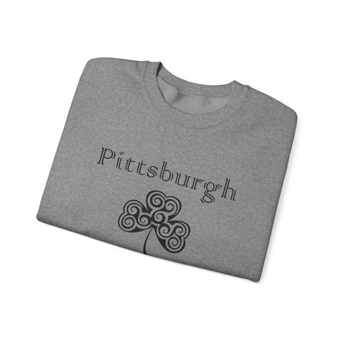 Pittsburgh Irish Clover - Heavy Blend™ Crewneck Sweatshirt