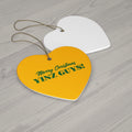 Merry Christmas Yinz Guys Ceramic Ornaments Home Decor Printify