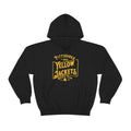 Pittsburgh Yellow Jackets Text Hoodie  Vintage Ice Hockey Black S 