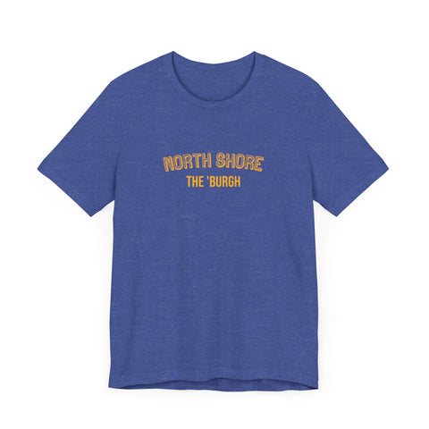 North Shore - The Burgh Neighborhood Series - Unisex Jersey Short Sleeve Tee T-Shirt Printify Heather True Royal XS