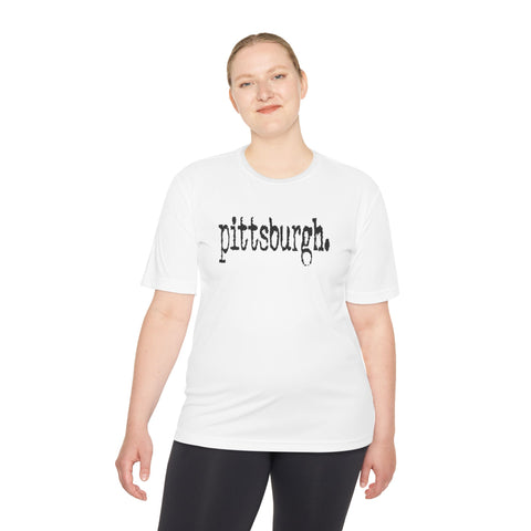 Pittsburgh Typewriter - Sport-Tek Unisex Moisture Wicking Tee