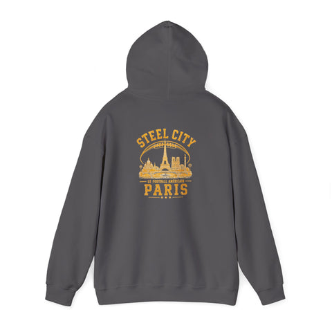 Steel City Paris - Unisex Heavy Blend™ Hooded Sweatshirt (Design on Back)