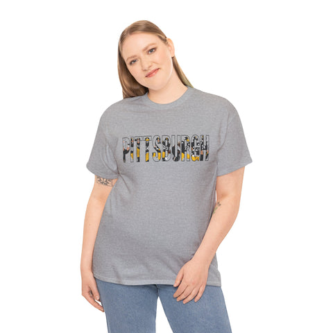 Pittsburgh Football Players - Unisex Heavy Cotton Tee