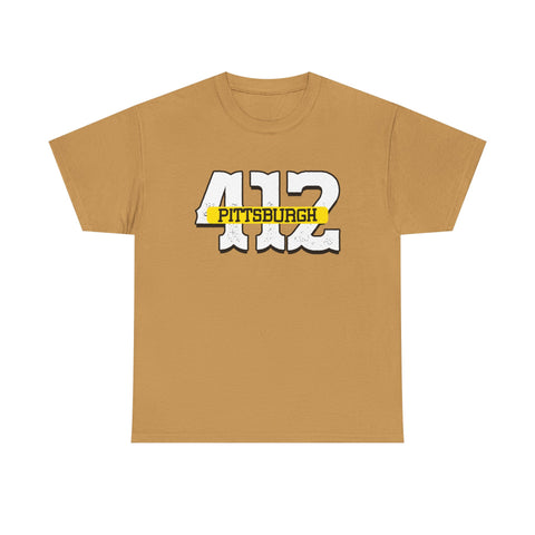 412 Pittsburgh - Unisex Heavy Cotton Tee
