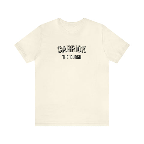 Carrick  - The Burgh Neighborhood Series - Unisex Jersey Short Sleeve Tee T-Shirt Printify Natural S 