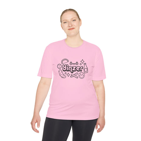 Yinzer Icon Doodles - Sport-Tek Unisex Moisture Wicking Tee