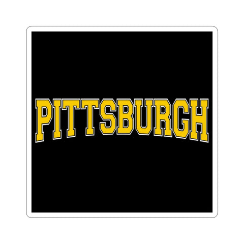 Pittsburgh Varsity Letters Block Stickers