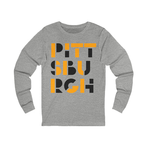 Pittsburgh City Art - Unisex Long Sleeve Tee