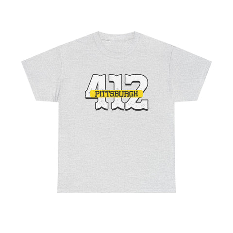 412 Pittsburgh - Unisex Heavy Cotton Tee