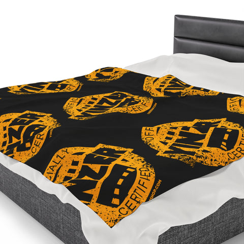 Certified Yinzer Velveteen Plush Blanket All Over Prints Printify