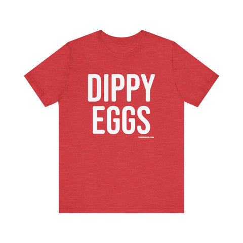 Dippy Eggs Pittsburgh Culture T-Shirt - SHORT SLEEVE TEE T-Shirt Printify Heather Red S 