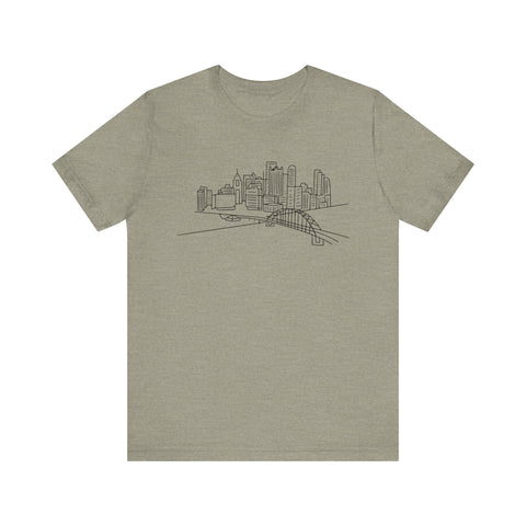 Pittsburgh Skyline Short Sleeve T-Shirt