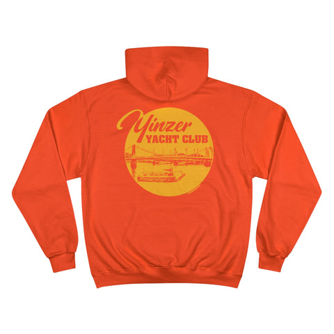 Yinzer Yacht Club - PRINT ON BACK - Champion Hoodie Hoodie Printify   