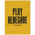 Pittsburgh Play Renegade Distressed Font Sweatshirt Blanket Home Decor Printify   