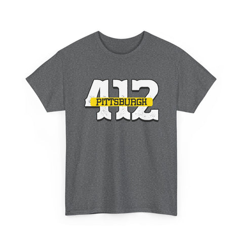 412 Pittsburgh - Unisex Heavy Cotton Tee
