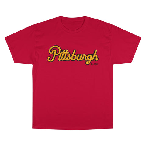 Pittsburgh Faux Embroidery - Champion T-Shirt