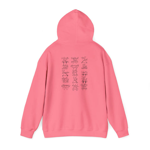 Pittsburgh Bridges Doodle - Unisex Heavy Blend™ Hooded Sweatshirt