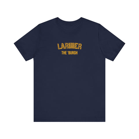 Larimer - The Burgh Neighborhood Series - Unisex Jersey Short Sleeve Tee T-Shirt Printify Navy XS 