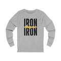 Iron Sharpens Iron - Tomlin Quote - Long Sleeve Tee Long-sleeve Printify XS Athletic Heather 