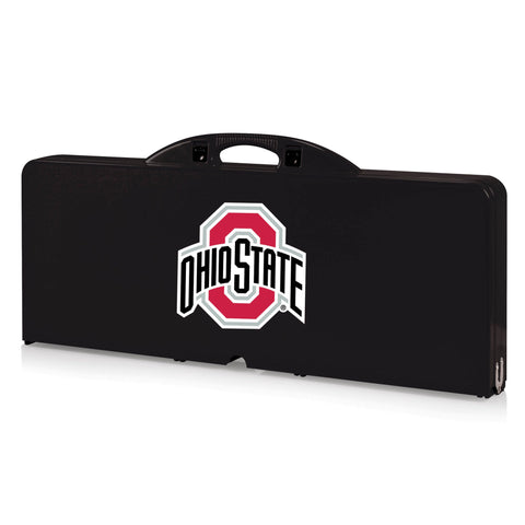 Ohio State Buckeyes - Picnic Table Portable Folding Table with Seats  Picnic Time Family of Brands   