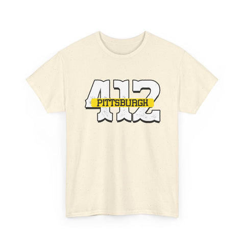 412 Pittsburgh - Unisex Heavy Cotton Tee
