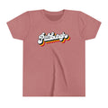 Pittsburgh Retro Graphic - Youth Short Sleeve Tee Kids clothes Printify Heather Mauve S