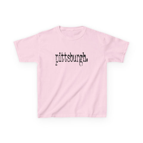 Pittsburgh Typewriter Kids Graphic T-Shirt