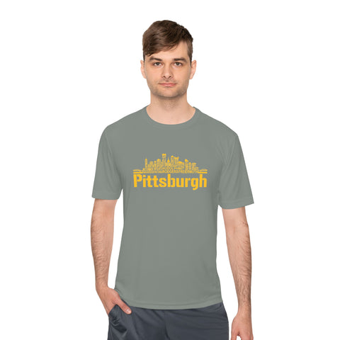 Pittsburgh Football Team Names - Sport-Tek Unisex Moisture Wicking Tee