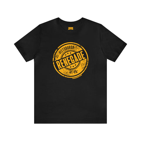 Stamp Series - RENEGADE - Short Sleeve Tee T-Shirt Printify Black S 