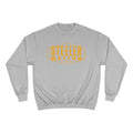 Steeler Nation - Champion Crewneck Sweatshirt Sweatshirt Printify Light Steel S 