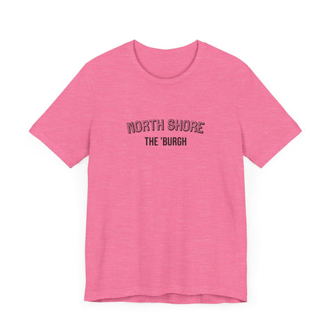 North Shore - The Burgh Neighborhood Series - Unisex Jersey Short Sleeve Tee T-Shirt Printify Heather Charity Pink XS