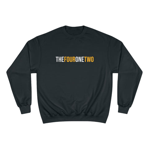 The Four One Two - Area Code - Champion Crewneck Sweatshirt Sweatshirt Printify Black S 