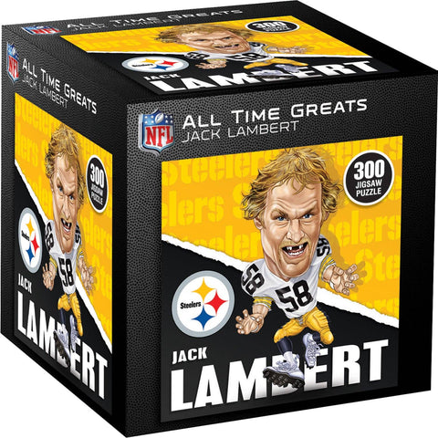 Pittsburgh Steelers All-Time Greats - Jack Lambert 300 Piece Jigsaw Puzzle Jigsaw Puzzles Masterpieces Puzzles