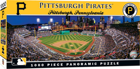 Pittsburgh Pirates PNC Park 1000 Piece Panoramic Puzzle Jigsaw Puzzles Masterpieces Puzzles   