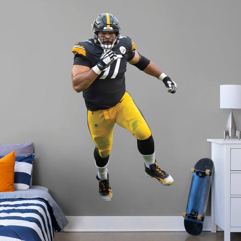 Cameron Heyward - RealBig Running Collection - Official NFL - Pittsburgh Steelers - Reusable Vinyl Wall Decals