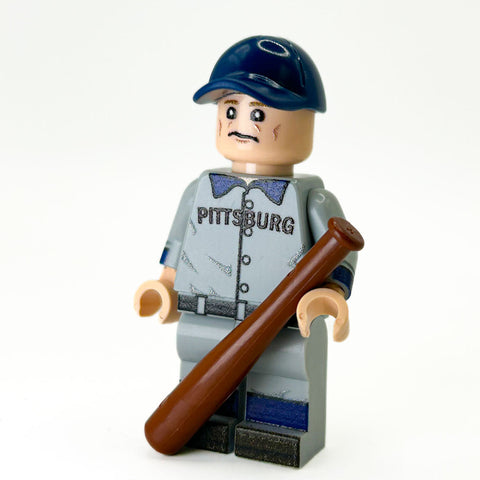 Honus Pirates Baseball Player Minifig made using LEGO parts - B3 Customs