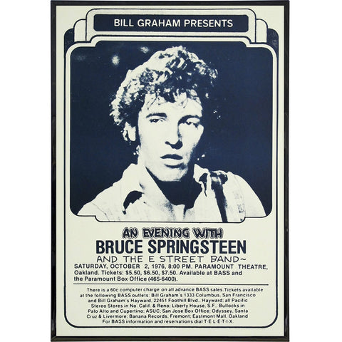 Bruce Springsteen Poster – 11x17 Music Concert Print on Heavyweight Photo Paper