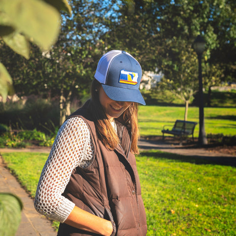 Pennsylvania Snapback Hat – RepresentPA Trucker Patch Cap With Meshback