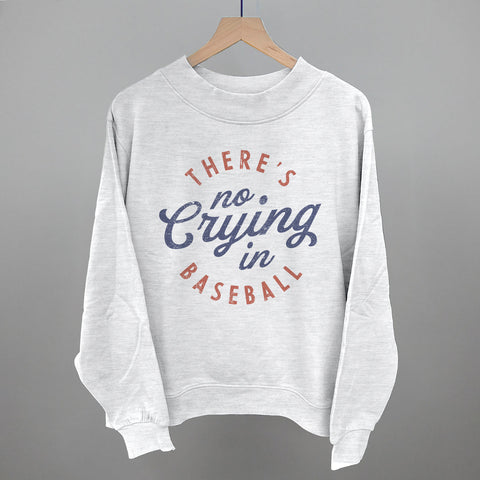 No Crying In Baseball - Funny Baseball T-Shirt With Original Ivy Cloth Design