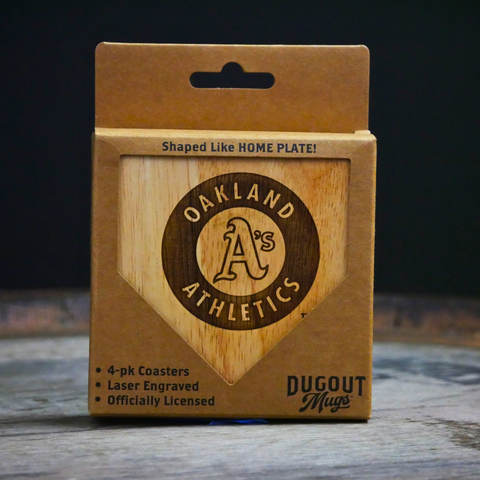 Oakland Athletics Dugout Mug® | Wood Coaster