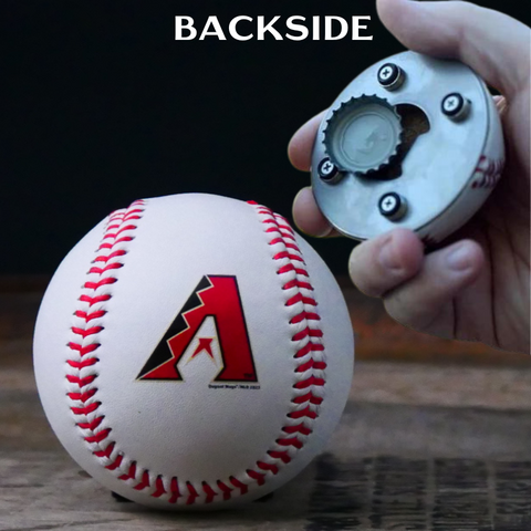 Arizona Diamondbacks Cutter | Baseball Bottle Opener Cutters - Half Baseball Bottle Opener Dugout Mugs® Default Title  