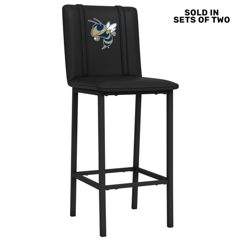 Bar Stool 500 with Georgia Tech Yellow Jackets Alternate Buzz Logo Set of 2