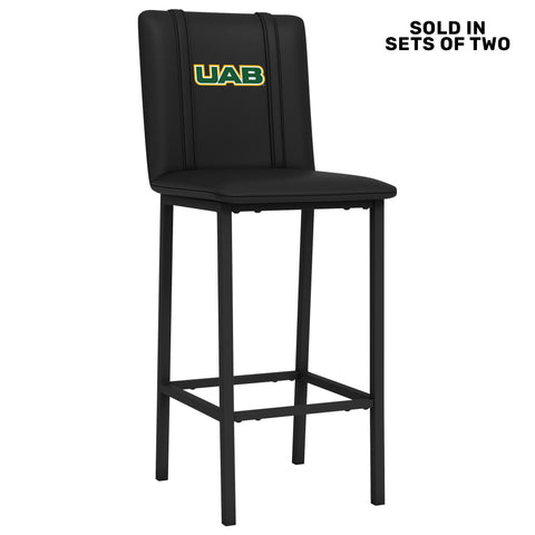 Bar Stool 500 with Alabama Birmingham Blazers Primary Logo Set of 2