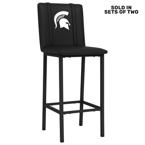 Bar Stool 500 with Michigan State Spartans Primary Logo Set of 2