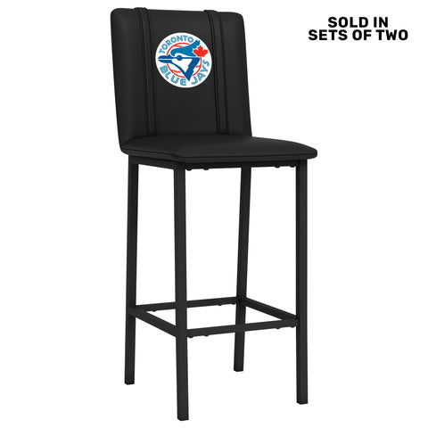 Bar Stool 500 with Toronto Blue Jays Cooperstown Set of 2