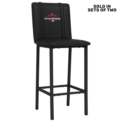 Bar Stool 500 with Boston Red Sox 2018 Champions Logo Set of 2