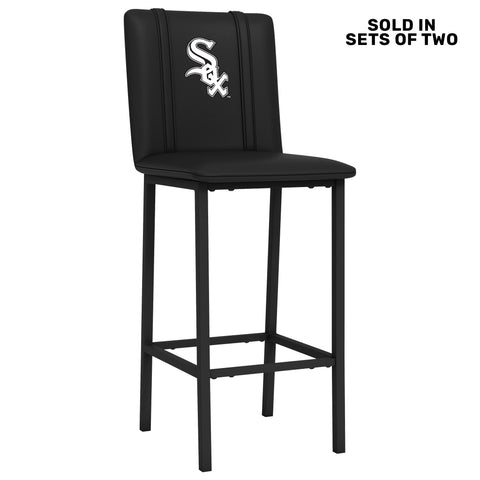Bar Stool 500 with Chicago White Sox Primary Logo Set of 2