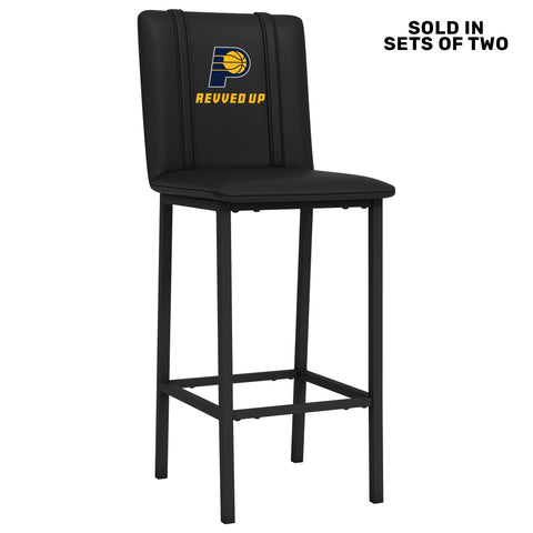 Bar Stool 500 with Indiana Pacers Revved Up Playoffs Logo Set of 2
