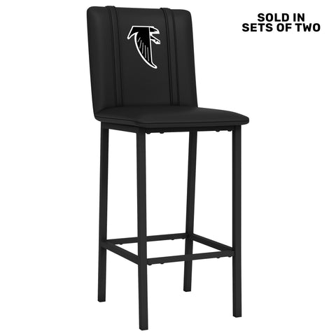 Bar Stool 500 with Atlanta Falcons Classic Logo Set of 2