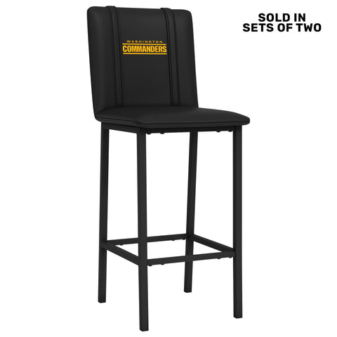 Bar Stool 500 with Washington Commanders Wordmark Logo Set of 2